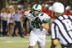 Southlake Carroll Defensive Lineman Luke Jeter is part of an unprecedented group of talented returning seniors on the Dragon defensive unit