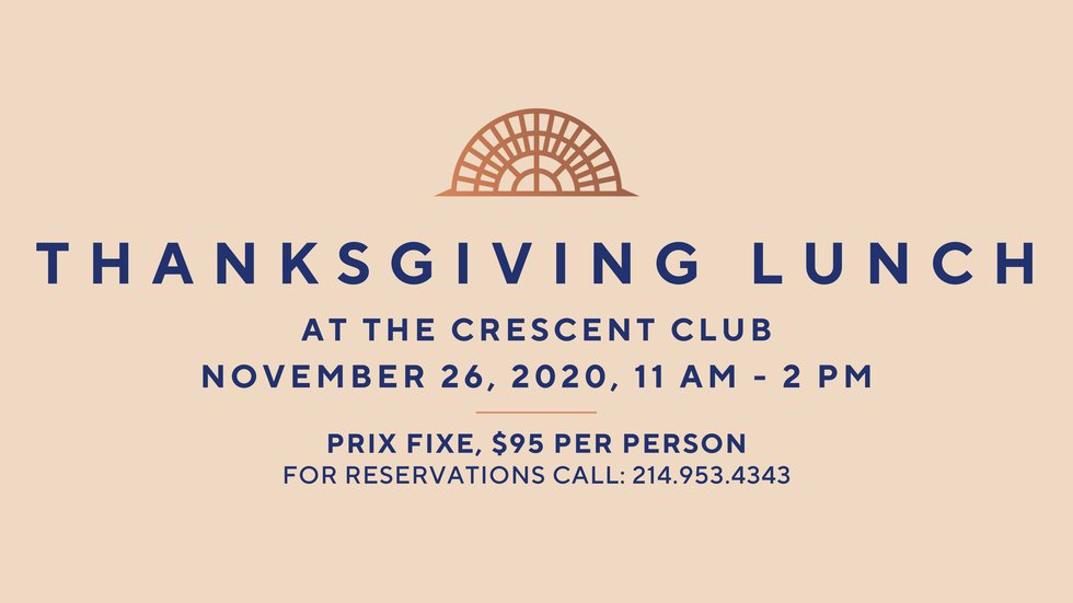 Facebook Flyer of Thanksgiving  at The Crescent Club.png