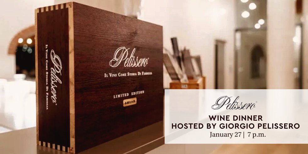 Pelissero Wine Dinner Eventbrite - 1