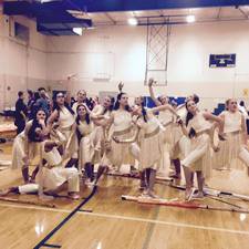 Carroll Varsity Winter Guard Prepares for World Championship Competition - Feb 24 2016 0754AM