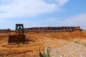 Crews ready the construction site for Southlakes much anticipated Garden District